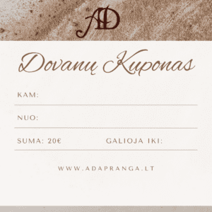 „AD Apranga“ dovanų kuponas 20 €
