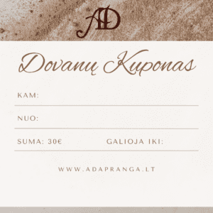 ,,AD Apranga'' dovanų kuponas 30€