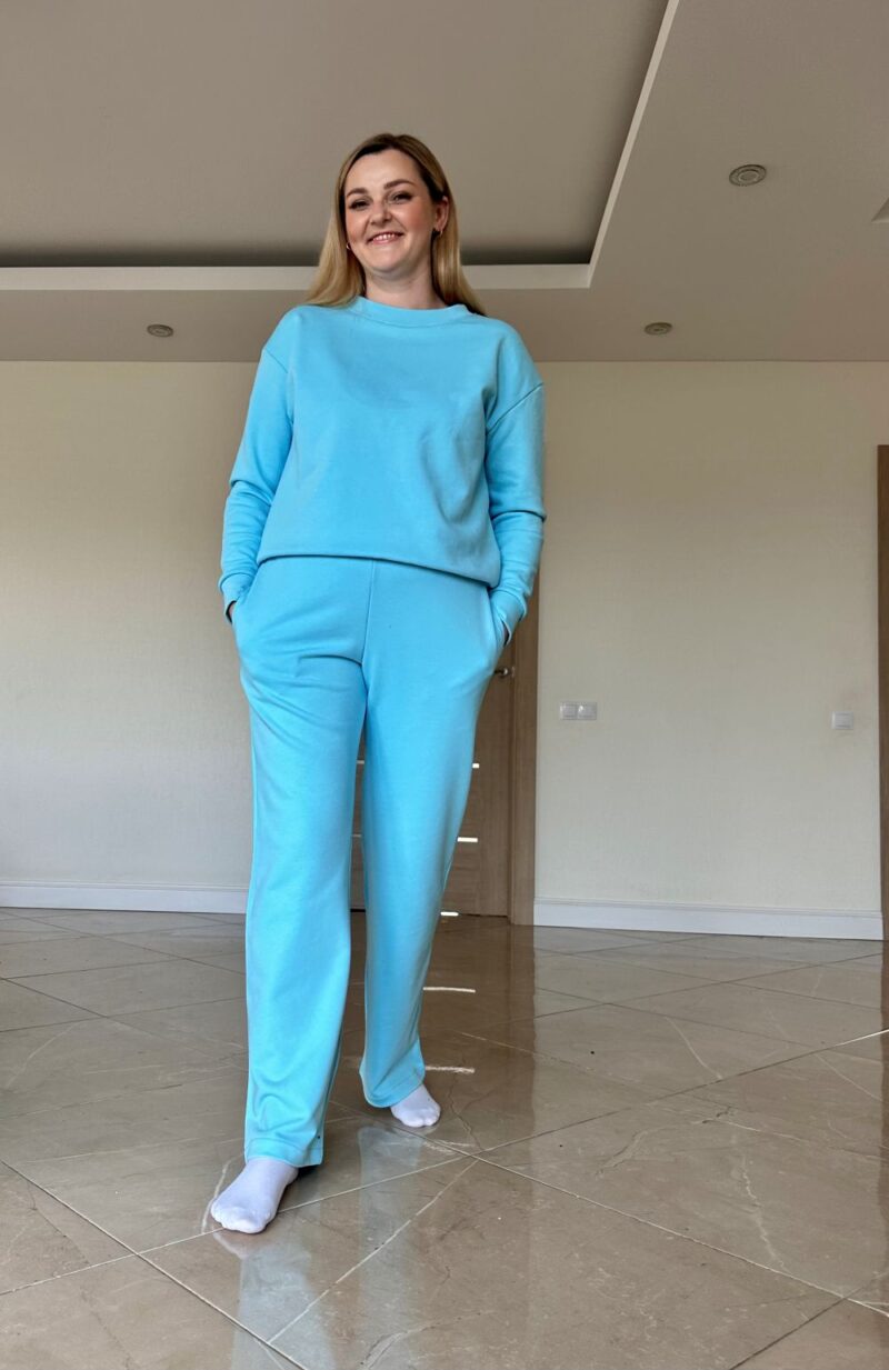 Laisvalaikio kelnės ,,Ice blue'' moterims - Image 2