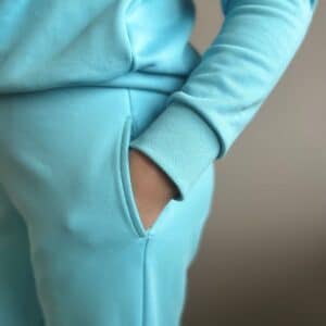 Laisvalaikio kelnės ,,Ice blue'' moterims